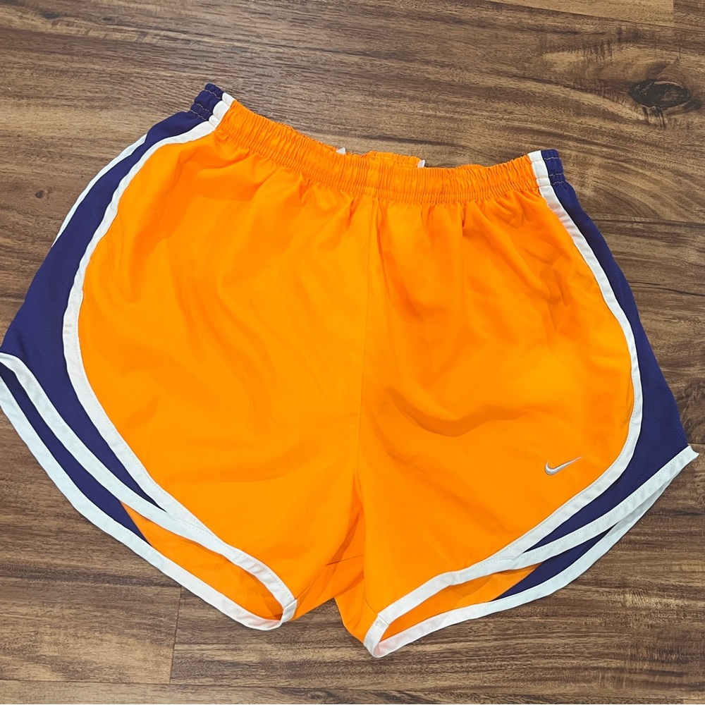 Nike Women's Bright Orange Athletic Shorts